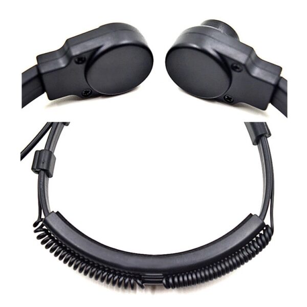 Motorola DP4400 DP4401 DP4600 DP4601 XPR/ XiR/ DP/APX Series Radios Finger PTT Throat Mic Headphone - Image 5