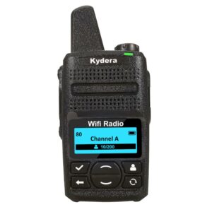 2pcs Kydera Wireless Communication Two way Radio Q1 server free WiFi Walkie Talkie supporting Internet & WLAN Network