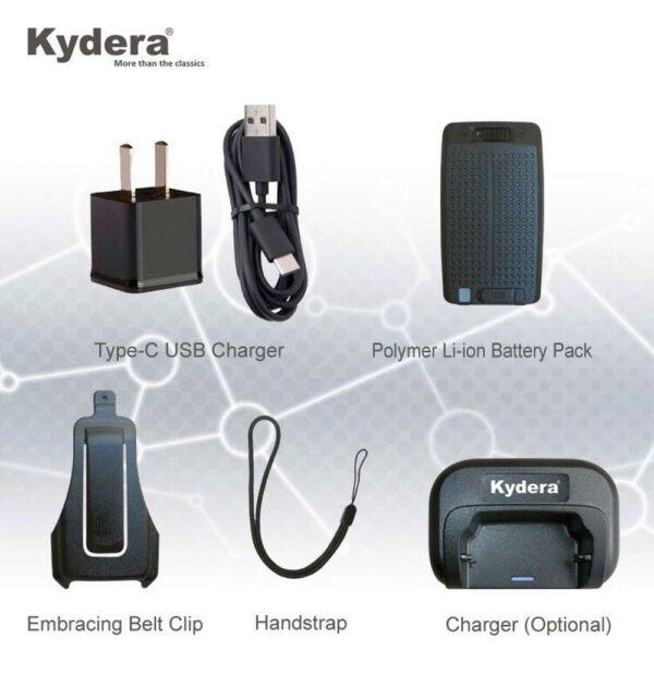 2pcs Kydera Wireless Communication Two way Radio Q1 server free WiFi Walkie Talkie supporting Internet & WLAN Network - Image 5