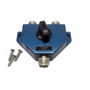 CA-201 Antenna Switcher UHF Manual Aerial Female Connector Adapter Converter CB Radio Antenna Coax Switch AXYB