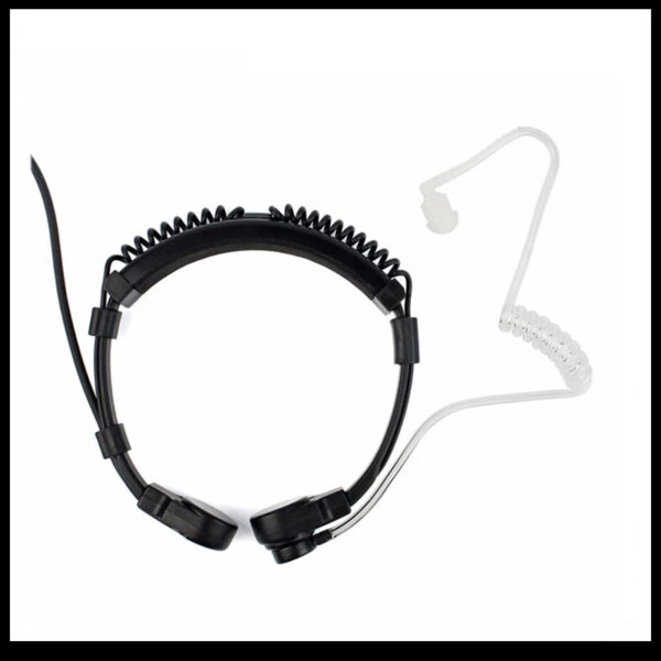ICOM Radio Mic Adjustable Throat Microphone Earpiece for  ICOM IC-V80 IC-V85 IC-F3 F4 IC-F20 IC-V82 - Image 2