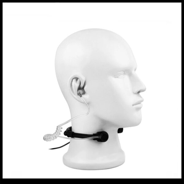 ICOM Radio Mic Adjustable Throat Microphone Earpiece for  ICOM IC-V80 IC-V85 IC-F3 F4 IC-F20 IC-V82 - Image 3