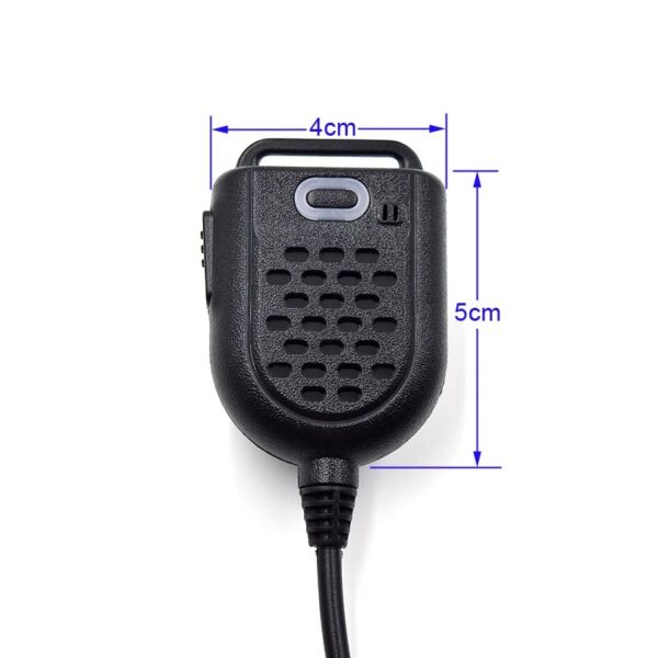 2 Pin Mini Speaker Microphone PTT Hand Mic for Walkie Talkie Kenwood Baofeng UV-5R UV-5RE Plus BF-888S GT-3 H777 TYT PUXING Ham Radio - Image 3