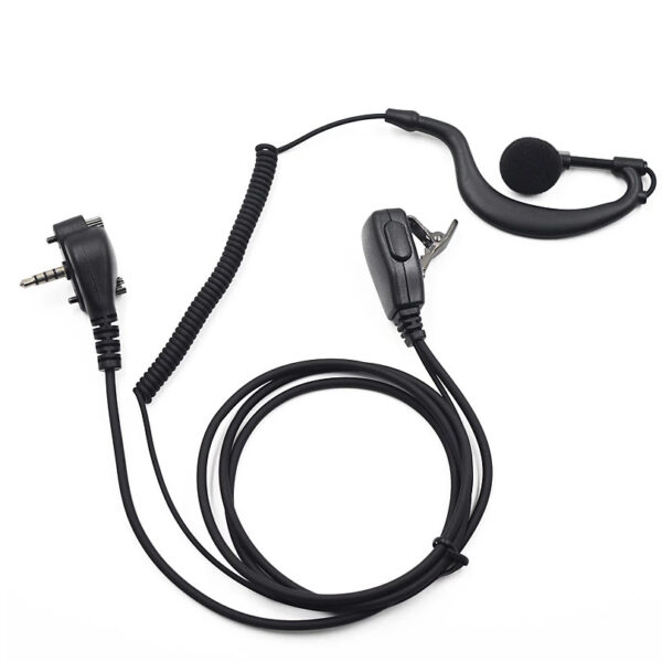PTT Earhook G-shape Headset Mic for Vertex Standard VX231 VX261 VX351 VX-417 VX-451 EVX-531 EVX-534 Radio walkie talkie
