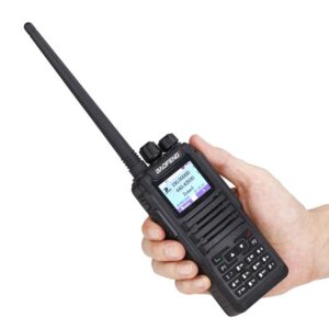 Baofeng DM-1701 DMR Radio plus Speaker Microphone Car Charger Programming Cable Security Headset High Gain Antenna