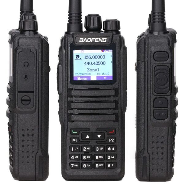 Baofeng DM-1701 DMR Radio plus Speaker Microphone Car Charger Programming Cable Security Headset High Gain Antenna - Image 3