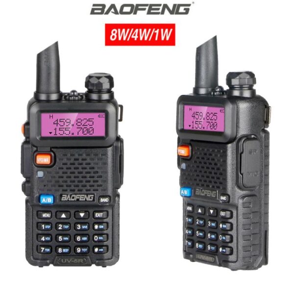 Powerful Baofeng UV-5R 8W Walkie Talkie VHF UHF Transceiver UV 5R Amateur Ham CB Radio Station 8Watts 10km Hunting Transmitter