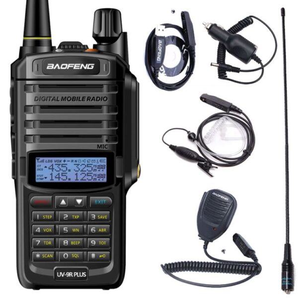 Baofeng UV-9R plus Waterproof High Power CB Ham 20KM Long Range UV9R Portable Two Way Radio for hunting