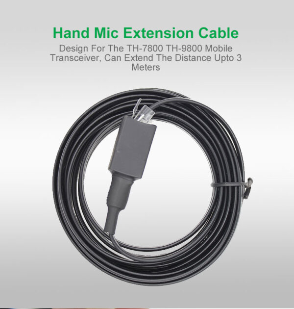 TYT TH-7800 TH-9800 Mobile Transceiver Hand Microphone Extension Cable - Image 2
