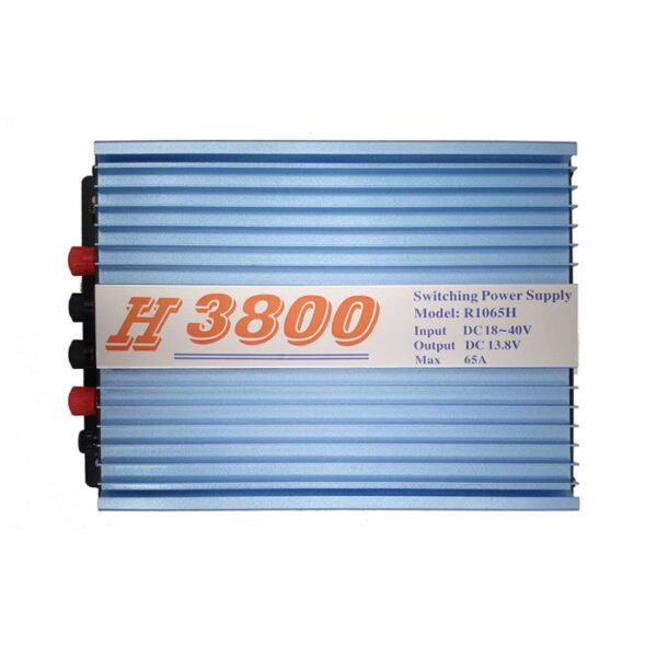 H3800 Transformer 24V to 13.8V 65A Regulator Power supply for Mobile Two way Radio Car Radio 18V-40V In 13.8V 65A