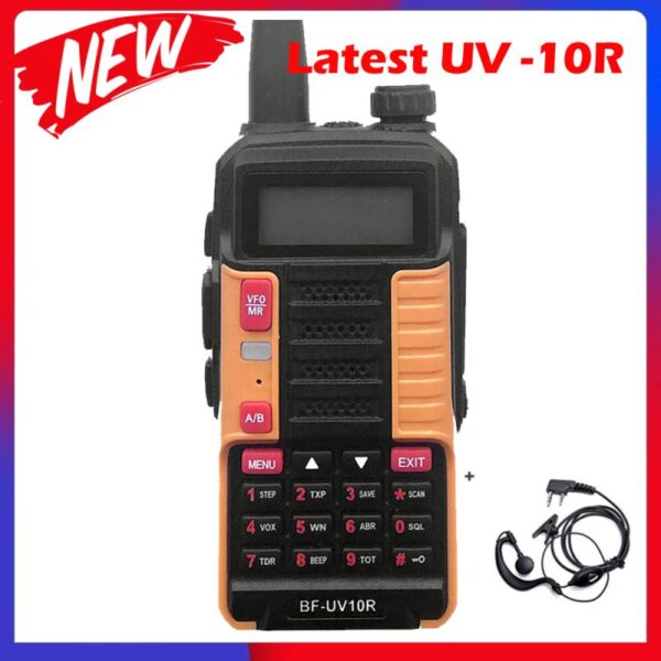Lastest Baofeng BF-UV10R Long Range 10W 128CH Dual Band Free Headset Handheld Walkie Talkie Ham CB Radio - Image 3