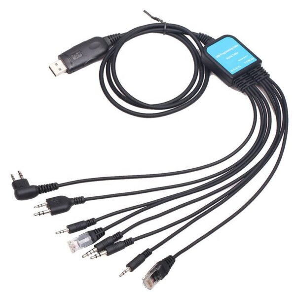 8 in 1 Computer USB Programming Cable CD For Kenwood Baofeng Motorola Yaesu Icom HYT Walkie Talkie Car Mobile Radio - Image 5