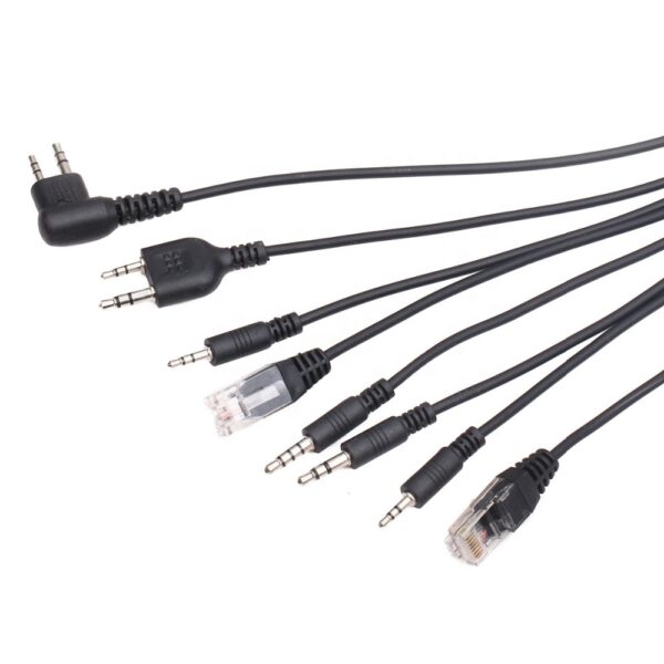 8 in 1 Computer USB Programming Cable CD For Kenwood Baofeng Motorola Yaesu Icom HYT Walkie Talkie Car Mobile Radio - Image 2