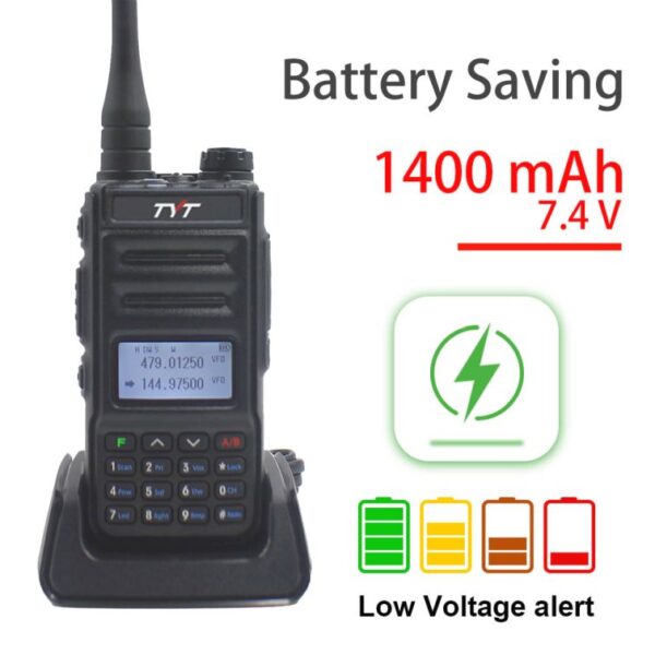TYT TH-UV88 Ham Radio with Speaker Microphone Programming Cable Car Charger PTT Headset - Image 2