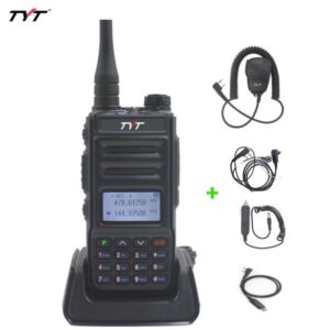 TYT TH-UV88 Ham Radio with Speaker Microphone Programming Cable Car Charger PTT Headset