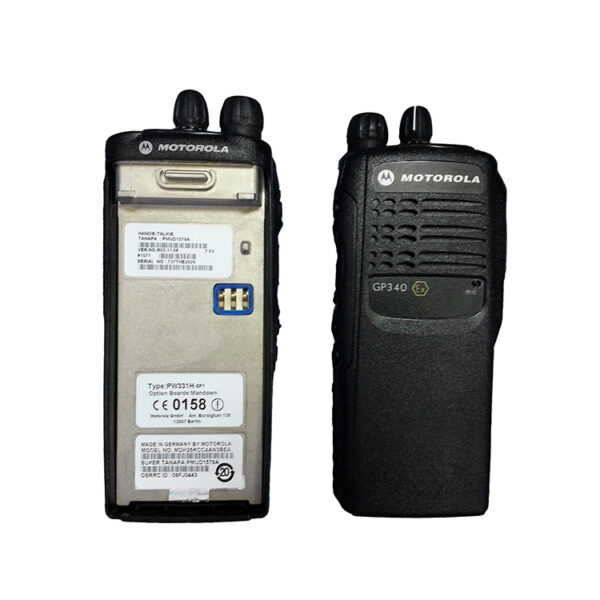 Free Shipping Professional Handheld UHF /VHF 16 CH GP340 Walkie Talkie - Image 2