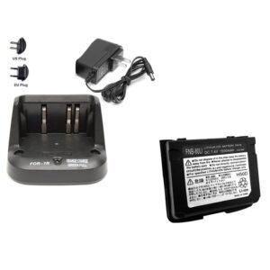 CD-15 CD-15A Dock Charger FNB-58Li FNB-80Li 7.4V 1500mAh Li-ion Battery for Yaesu VX-5R VX-6R VX-7R VX-5E VX-7E VXA-710 Walkie Talkie