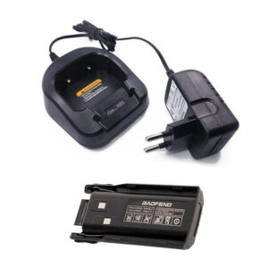 CH-8 Dock Charger + BL-8 7.4V 3800mAh Li-ion Battery for Baofeng BF-UV82 UV-82 UV-82HX UV-82HP UV-82L UV82 Radio