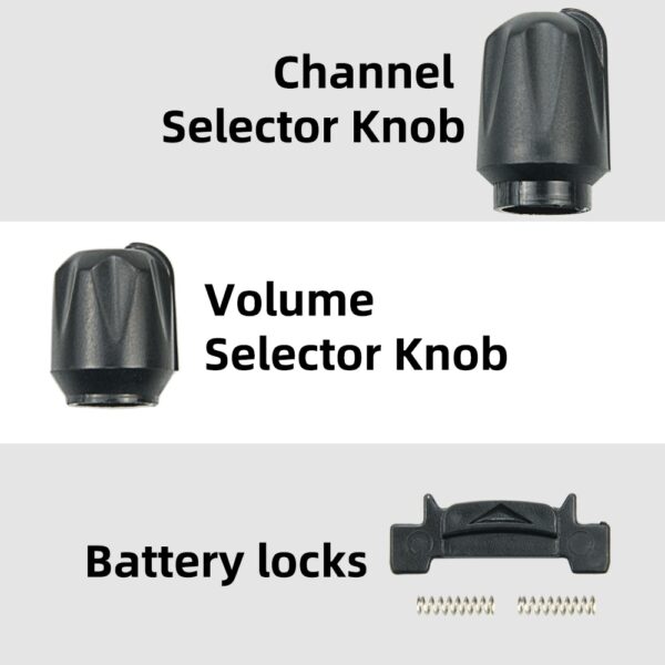 20sets Volume Knobs Channel Knobs Battery Locks for BaoFeng BF-888s Walkie Talkie - Image 4