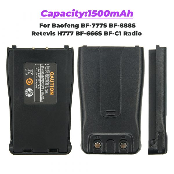 10pcs Baofeng BF-888S Walkie Talkie Battery BL-1 1500mAh Battery For BF-777S BF-666S BF-C1 - Image 5