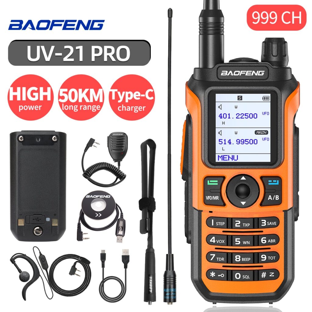 Baofeng Uv Pro W Walkie Talkie Long Range Portable Ham Radios Type