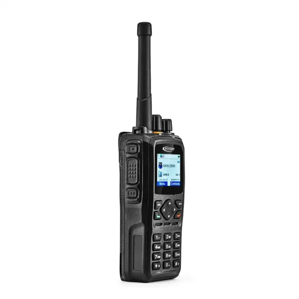 New Orange/Black Kirisun DP990 DMR Digital Portable VHF UHF Radio - Image 4