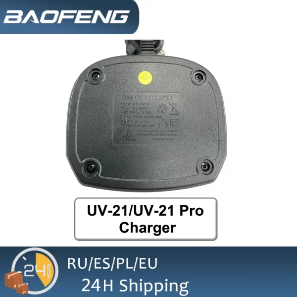 Original Desktop Charger Replacement For Baofeng UV-21 Pro UV-17 Series/UV18 Series Two-Way Radio - Image 5