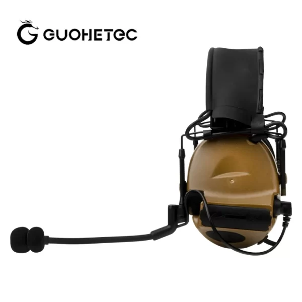 GUOHETEC PMR-171 TBR-119 Tactical Earphone Embedded into Tactical Helmet Field Training Standalone Headphone Transmit and Receive - Image 3