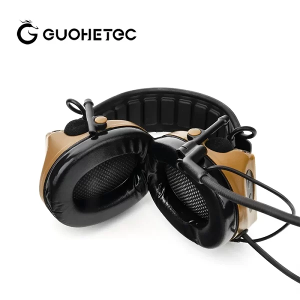 GUOHETEC PMR-171 TBR-119 Tactical Earphone Embedded into Tactical Helmet Field Training Standalone Headphone Transmit and Receive - Image 4