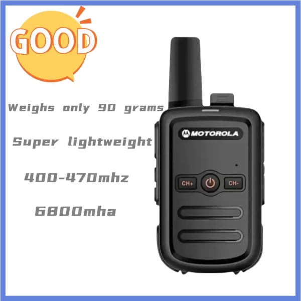 Motorola PT858 16 channels UHF 400-470MHz Mini Handheld 2-way radio