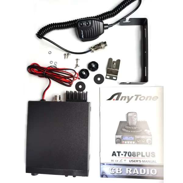 Anytone AT-708 Plus CB Radio 24.265-29.655MHz AM FM 27MHz Mobile Radio Station Communciator 8W 11 Meter Radio - Image 5