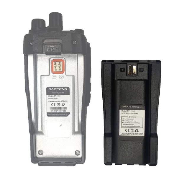 BAOFENG BF1909 Portable Two Way Radios Extra Replacement Battery Suport Type-C - Image 3