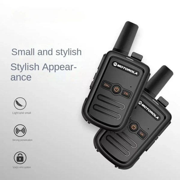 Motorola PT858 16 channels UHF 400-470MHz Mini Handheld 2-way radio - Image 5