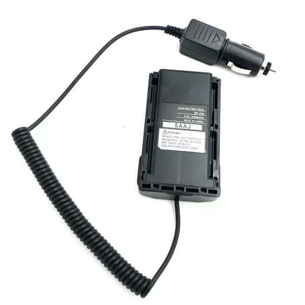 BP231 12/24V Car Charger Battery Eliminator Adapter For ICOM ICF4160 F4161 F4011 F43GT A14 IC-F26 IC-F3036 Radio for BP-232 231