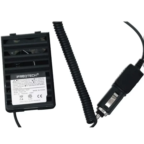 FNB-83 FNB-V94 FNB-64 Car Charger Battery Eliminator for Yaesu/Vertex Standard VX-110 VX-120 VX-150 VX-160 VX-170 FT-60R FT-270R - Image 2