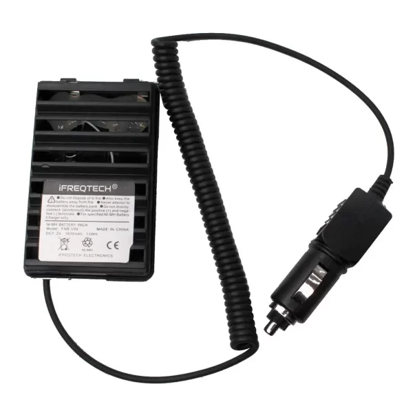 FNB-83 FNB-V94 FNB-64 Car Charger Battery Eliminator for Yaesu/Vertex Standard VX-110 VX-120 VX-150 VX-160 VX-170 FT-60R FT-270R