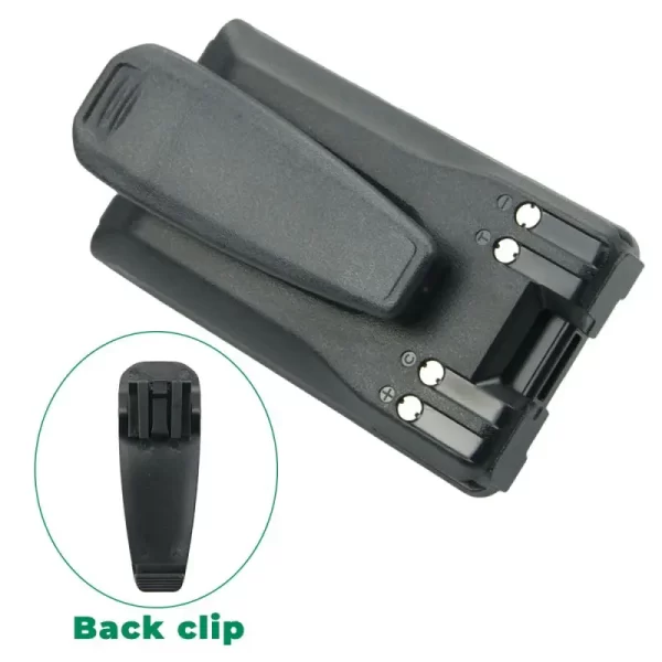 Icom IC-V86 Two Way Radio Accessories 7.2V 2250mAh Replacement Battery with Belt Clip - Image 4