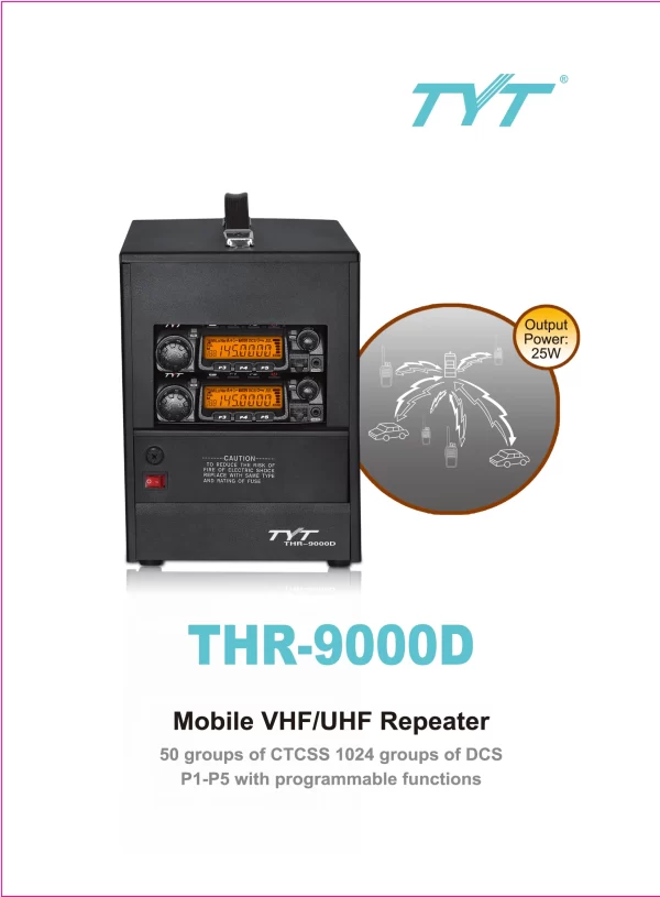 TYT THR-9000 Two Way Radio VHF UHF Repeater - Image 2