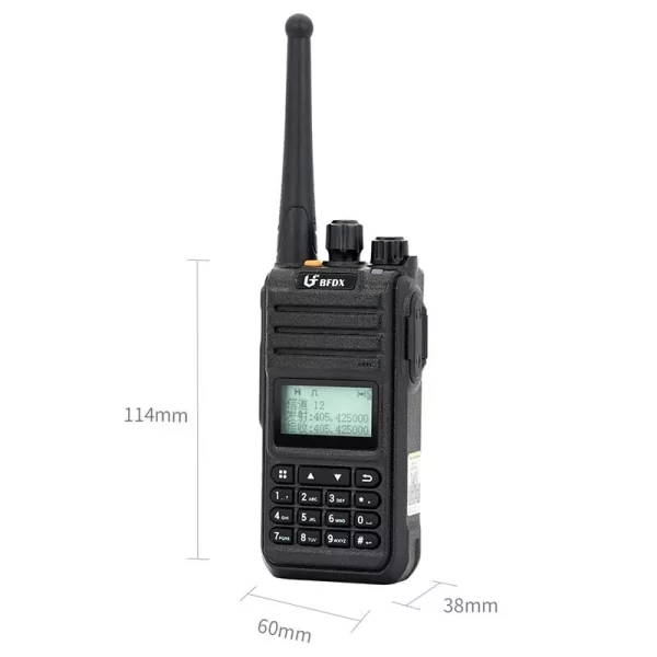 BFDX BF-PD780 5W 5KM Digital Walkie Talkie BFDX BF-PD118 DMR Handheld Transceiver IP68 Waterproof with LCD Screen - Image 5