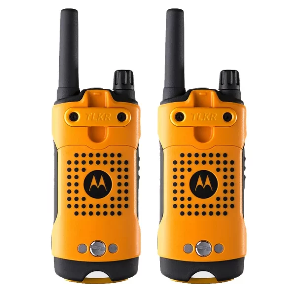 2PCS/Pair Waterproof Motorola T80EX Rechargeable Two Way Radios, Dual Pack with Accessories, 10km Long Range Walkie Talkie - Image 3