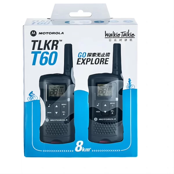 A pair License-free Motorola TLKR T60 Business Mini Ham Radio - Image 3