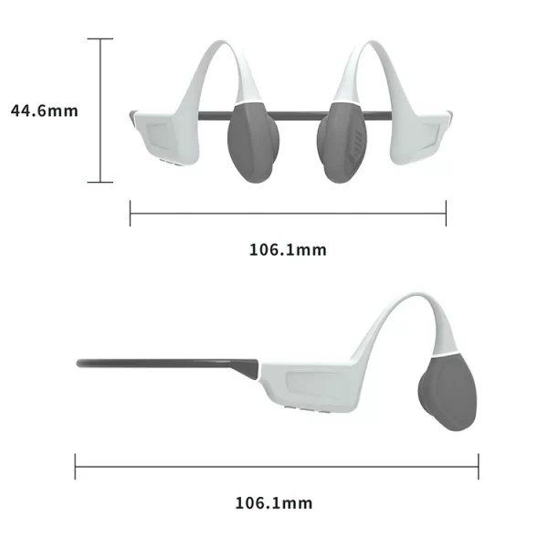 DP6 Bluetooth PTT Bone Conduction Headset 100 meters full duplex intercom earphones for walkie talkie and POC app - Image 6