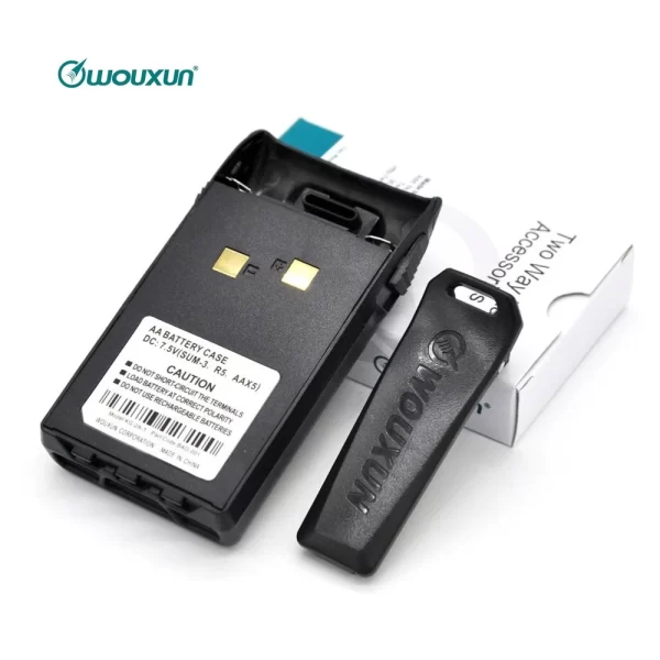 WOUXUN Battery Shell Case & Belt Clip for KG-UVD1P KG-UV6D KG-UV5D KG-UV3D KG-669 699E KG-703 KG-810 etc Radio - Image 3