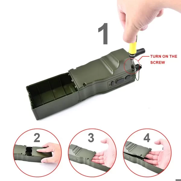 WADSN Tactic PRC-152 Interphone model Dummy Radio Communication Case Non-functional Virtual Photography Prop Model - Image 3