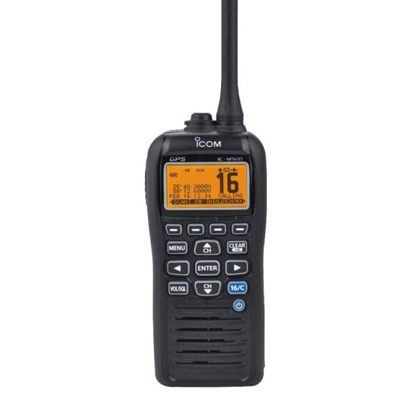 Icom IC-M92D Floating VHF Walkie Talkie Marine Handheld Radio with Internal GPS - Image 3