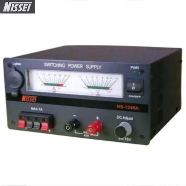 Original NISSEI NS-1245A Power Meter 45A 13.8V 9V-15V Base Station Digital Power Supply Meter NS1245A for Car Radio Audio System