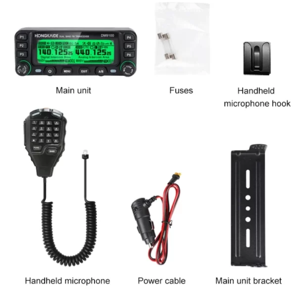 ZASTONE DM9100 25W 4FSK/FM VHF/UHF Wide-band Reception Dual Time Slots Dual Standby Dual Display Digital + Analog Mode GPS APRS - Image 6