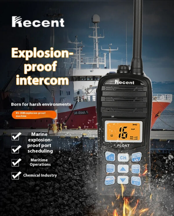 Recent RS-35ME ATEX Explosion-proof Two way Radio Marine Handheld Transceiver for Ships