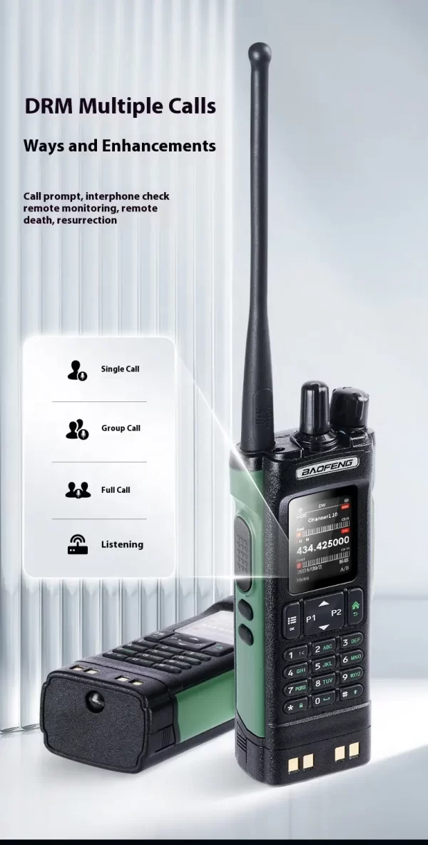 Baofeng UV-32 10W Multi Bands UHF VHF Aviation radio GPS Bluetooth APP read-write frequency - Image 3