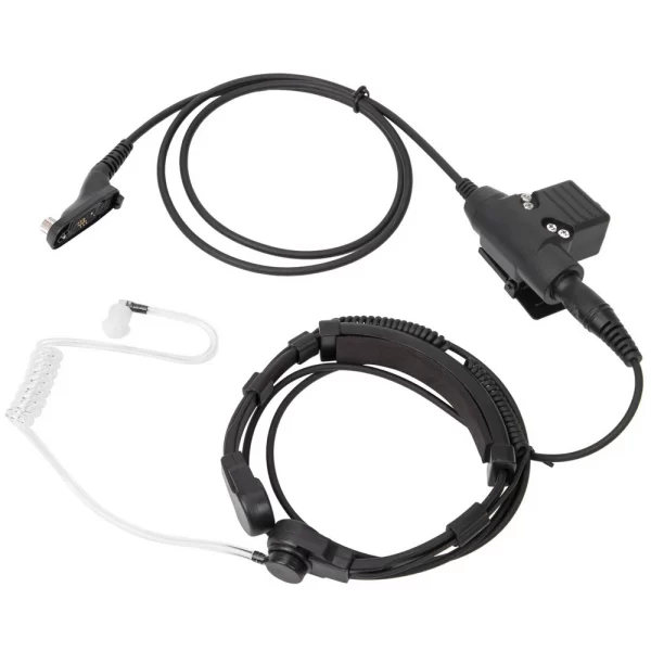 U94 PTT+7.1mm Hanging Neck Headset for MOTOROLA Xir P8268 DP4800 Two-Way Radio Telescopic Throat Control Mic